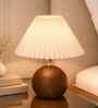 Wood Grain Pattern Small Table Lamp