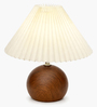 Wood Grain Pattern Small Table Lamp