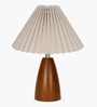 Wood Grain Pattern Small Table Lamp