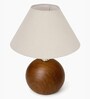 Wood Grain Pattern Small Table Lamp