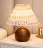 Wood Grain Pattern Small Table Lamp