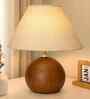 Wood Grain Pattern Small Table Lamp