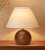 Wood Grain Pattern Small Table Lamp