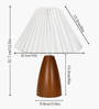 Wood Grain Pattern Small Table Lamp
