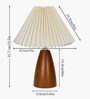 Wood Grain Pattern Small Table Lamp