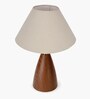 Wood Grain Pattern Small Table Lamp