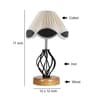 Wood Multicolor Table Lamp