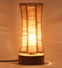 Wood Multicolor Table Lamp