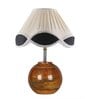 Wood Multicolor Table Lamp