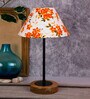 Wood Multicolor Table Lamp