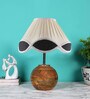 Wood Multicolor Table Lamp