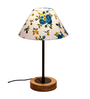 Wood Multicolor Table Lamp