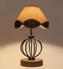 Wood Multicolor Table Lamp