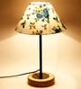 Wood Multicolor Table Lamp