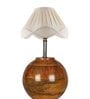 Wood Off-White Table Lamp