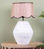 wood Shade Table Lamp With Wood Base