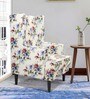 Kimpton Fabric Wing Chair in Multi Colour Floral Print