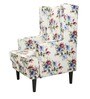 Kimpton Fabric Wing Chair in Multi Colour Floral Print