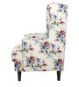 Kimpton Fabric Wing Chair in Multi Colour Floral Print