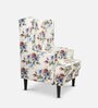 Kimpton Fabric Wing Chair in Multi Colour Floral Print