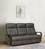 Woodbridge 3 Seater Manual Recliner In Grey Colour