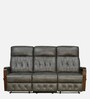 Woodbridge 3 Seater Manual Recliner In Grey Colour