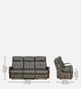 Woodbridge 3 Seater Manual Recliner In Grey Colour