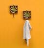 Wooden Autumn Leaf Key Hanger
