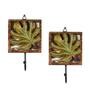 Wooden Autumn Leaf Key Hanger