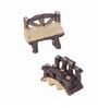 Wooden Bench and Bridge Garden Toy