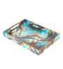 Wooden Blue Wave Serving Tray