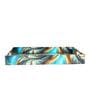 Wooden Blue Wave Serving Tray