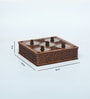 Wooden Box With Five Separate Compartments