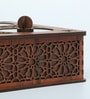 Wooden Box With Five Separate Compartments
