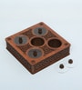 Wooden Box With Five Separate Compartments