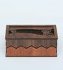 Wooden Box with Storage Display
