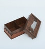 Wooden Box with Storage Display