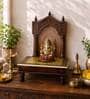 Wooden Brassfitted Decorative 15*15 Bajot