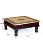Wooden Brassfitted Decorative 15*15 Bajot