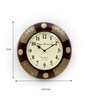 Brass Engineered Wood Garfunkel Traditional Wall Clock