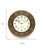 Brass Engineered Wood Sledgehammer Traditional Wall Clock