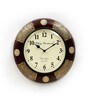Brass Engineered Wood Garfunkel Traditional Wall Clock