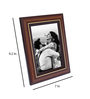 Wooden Brown Golden border Table Photo Frame