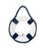 Wooden Buoy Life Ring Blue