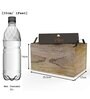 Brown  Mango Wood 4 Compartments Cutlery Holder