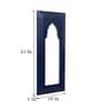 Wooden Carved Jharokha In Blue Colour