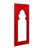 Wooden Carved Jharokha In Red Colour