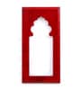 Wooden Carved Jharokha In Red Colour