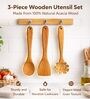 Wooden Cooking Spoon Set of 3
