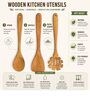 Wooden Cooking Spoon Set of 3